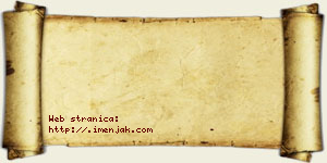 Isidora Milović vizit kartica